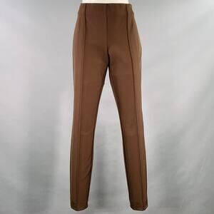LAFAYETTE 148 Size 4 Brown Polyamide Blend Side Zipper Dress Pants